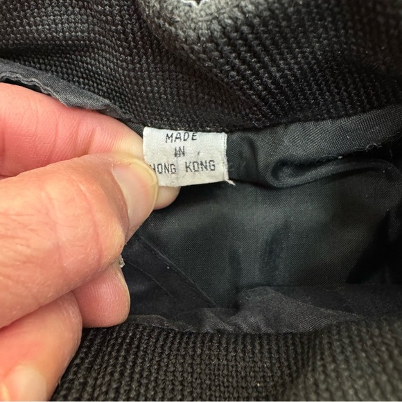 Member's Only full zip bomber jacket dark grey/black Sz 11/12 unisex - Picture 4 of 5